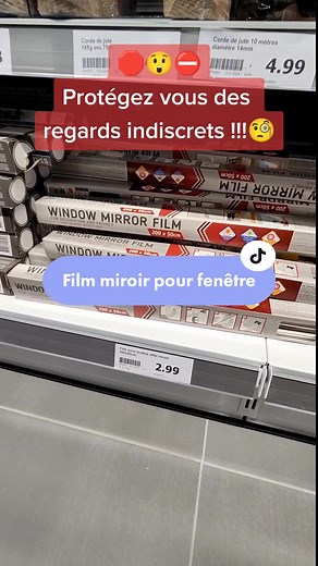 Test d'un film miroir pour fenêtre. Pour préserver sa vie privée et mettre fin aux regards indiscrets. #test #essai #vieprivee #fenetre #maison #decoration #bricolage #intimite