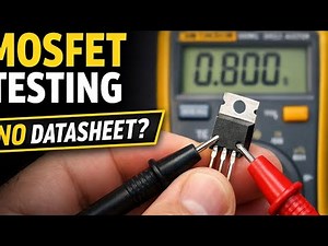 How to Test a MOSFET with a Multimeter | Identify Type & Pinout (No Datasheet)