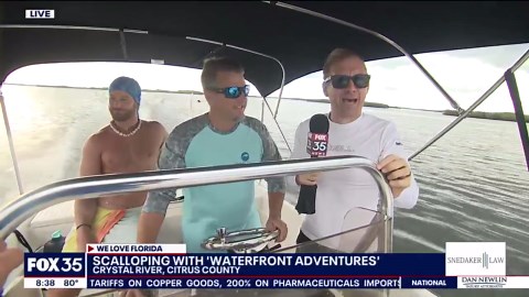 Scalloping with 'Waterfront Adventures' on Crystal River