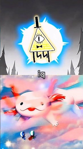bill cipher vs axolotl (gravity falls)