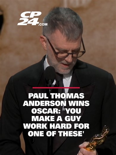 Paul Thomas Anderson wins Best Director at the 2026 Academy Awards. #cp24 #canada #oscars