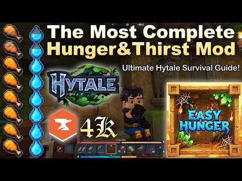 EasyHunger: The Most Complete Hunger & Thirst Mod | Ultimate Hytale Survival Guide