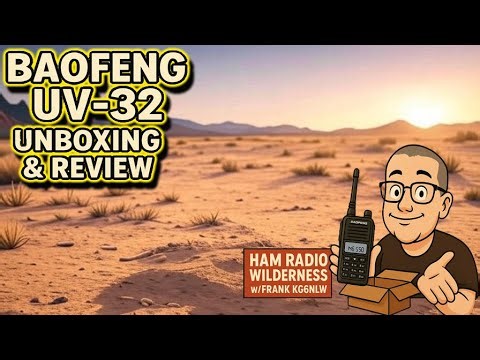 First Baofeng Since Gen 1! Does it pass the Frank test?! #BaofengUV32 #RadioReview #UV32Unboxing