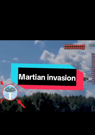 Martian invasion #terraria #terrariamemes #ufosighting #invasion #calamity #infernum