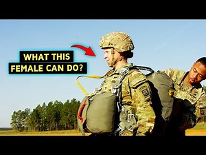 Watch How US Army Female Paratroopers Jump from UH-60 Black Hawk Helicopter!
