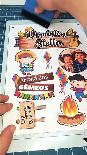 Produção de Topo de Bolo Personalizado | Impressão e Corte na Silhouette