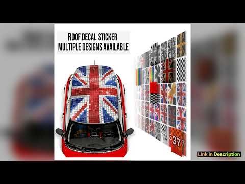 New Roof Graphics Decal Full Cover Sticker for mini Cooper R50 R53 R55 R56 R60 F55 F56 Clubman Coun