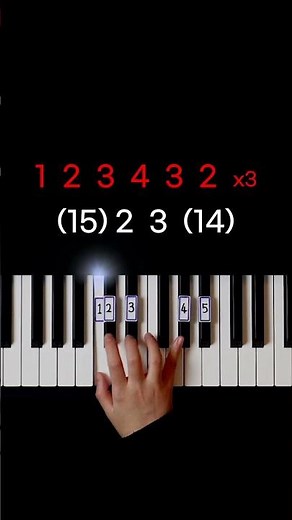 물에 빠진 나이프2 Chasing Kou (piano tutorial) #shorts