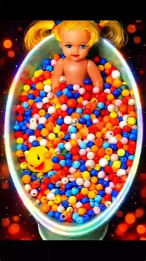 watch till the end 😍🌈 #oddlysatisfying #asmr #slime #colorful #beads #stressrelief #relaxing