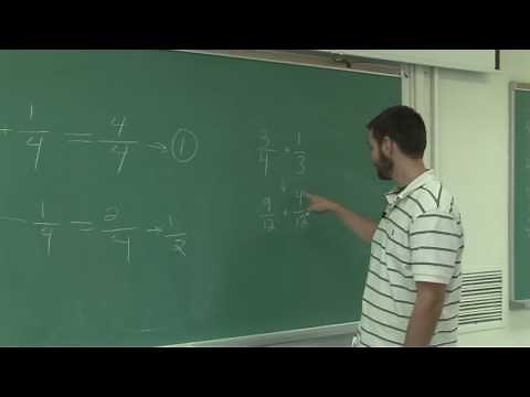 Basic Math Skills : Adding & Subtracting Fractions