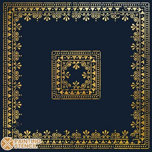 Large Victorian Border Stencil for Walls & Furniture, Victorian Corner Stencil , Victorian Border Stencil , Victorian Border - Etsy