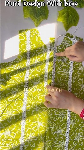 Lace kurti design #shorts #short #youtubeshorts #trending #viral #diy #dress