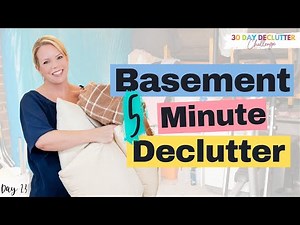 Declutter Your Storage Areas with Me - Day 23 - 30 Day Declutter Challenge