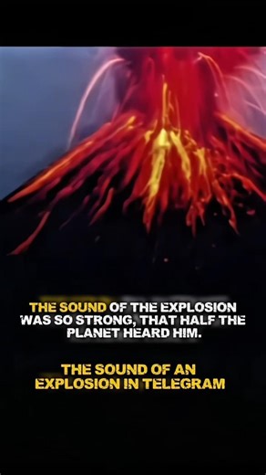‼️The sound of an explosion in the telegram #history #nezha #krakatau