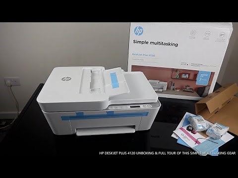 HP DESKJET PLUS 4120 UNBOXING & FULL TOUR OF THIS SIMPLE MULTITASKING GEAR