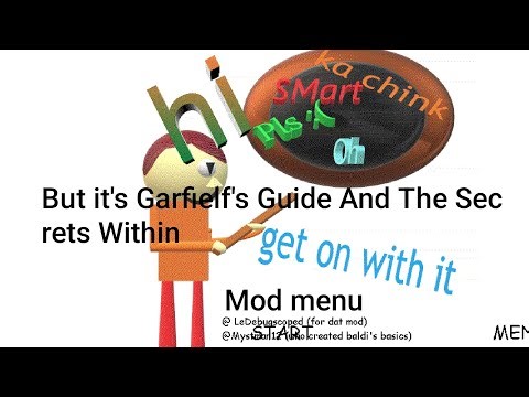 Winzar Very Clicbait House but It's Garfielf Guide 2 Mod menu android port (Baldi basics mod)