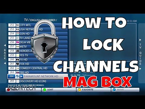 How To Block TV Channels On The MAG 322w1 Box