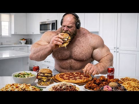 19,000 CALORIES IN ONE DAY?! | ANDREY SMAEV FULL DAY OF EATING