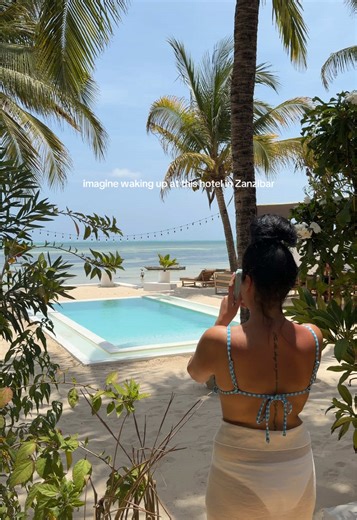 Add this to your Zanzibar itinerary: 📍Mango Beach House🥭beautiful seaside hotel with a calm, peaceful vibe, dreamy ocean views, the kindest staff, and amazing food #zanzibar #jambiani #tanzania #traveltok #islandlife