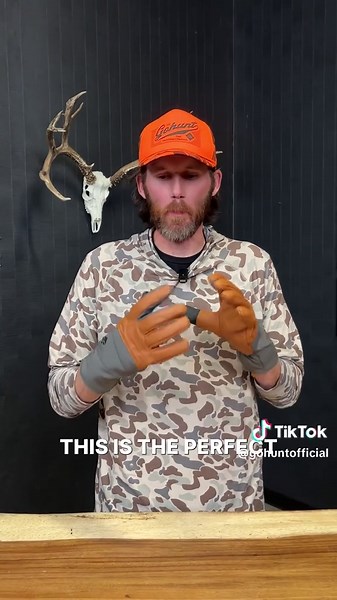 GOHUNT Mid-Weight Leather Hunting Glove Release