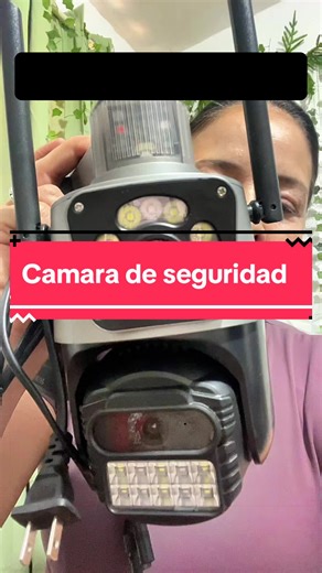 Icsee cámara de seguridad exterior Wi-Fi doble lente visión nocturna impermeable está súper completa #icsee #camara #camaradeseguridad #seguridadhogar #tiktokshop