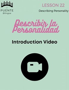 Describing Personality - Introductory Video Lesson 22