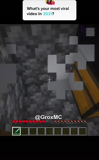 Is this my best TikTok? A nervous Minecraft moment