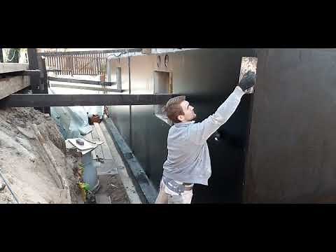 Richtig Bitumen Dickbeschichtung auftragen / kellerabdichtung