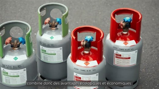 Reconditionnement des fluides frigorigènes usagés avec les bouteilles du groupe Westfalen | Westfalen France