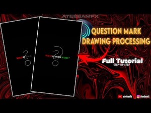 Question Mark Animation Alight Motion | Alight Motion Full Step-by-step Tutorial| ATEEBamfx