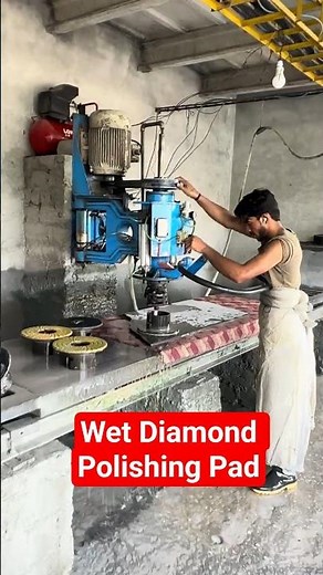 HOW TO USE DIAMOND POLISHING PAD: Expert Techniques! 💪🌟GRANITE MARBLE POLISH | High-Gloss Finish!