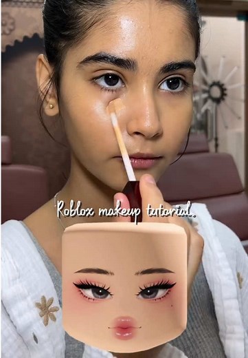 roblox makeup #foryou #makeup #roblox #makeuptutorial #easymakeup | roblox makeup