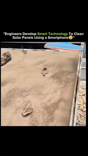 SCIENCE HOLIC AND PHOBIC on Instagram: "Engineers Develop Smart Technology to Clean Solar Panels Using a Smartphone Dust might look harmless, but on solar panels it can reduce efficiency by 30–40%. Engineers have now solved this with smart, remote-controlled cleaning tech. Smartphone-Controlled System Panels are cleaned using a mobile app — no ladders, no manual labor. Automated Cleaning Robots Small robotic units move smoothly across panels, removing dust and debris. . Waterless or Minimal-Wate