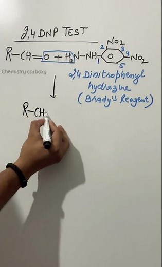 2, 4 dnp test for aldehydes and ketones||#shorts #jee #neet