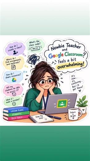 Google Classroom A Beginner’s Guide for Teachers 👩‍🏫💻 From “Where Do I Start?” → “I’ve Got This!” 1️⃣ Sign In Go to classroom.google.com Sign in using your Google account. 2️⃣ Create Your… | Lubna Ahmed
