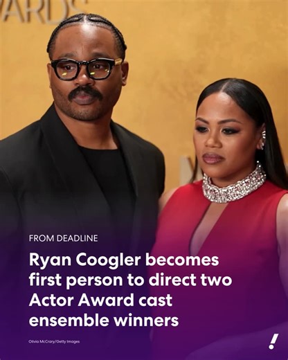 "Sinners" filmmaker Ryan Coogler is the first person to direct two cast ensembles to Actor Award victory. With the triumph of the vampiric period drama at the annual Actor Awards (formerly SAG Awards), he followed up his initial win for "Black Panther," which also starred Michael B. Jordan. Though Coogler did not join his cast onstage, Delroy Lindo spoke for the awardees. Lindo described the project as “anointed,” saying the cast is “anointed to be a part of this incredible journey created by th