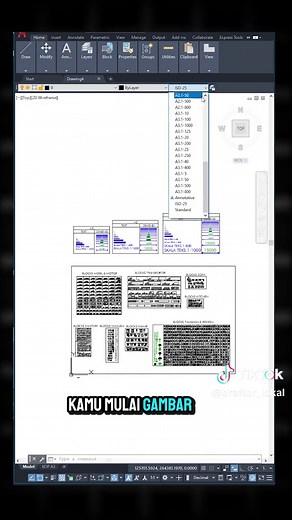 Setting Awal untuk Gambar di AutoCAD