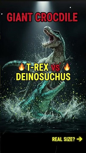 How Deinosuchus Hunted Dinosaurs Like the T Rex #prehistoric #shorts