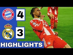 🔴Bayern Munich vs Real Madrid (4-3) Extended HIGHLIGHTS | UEFA Champions League Quarter-Finals