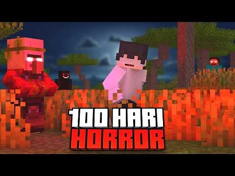 I Survived 100 Days in HORROR Minecraft Hardcore...