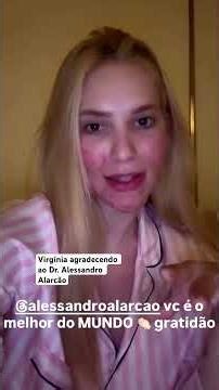Virginia thanking Dr. Alessandro Alarcão #virginia #shorts