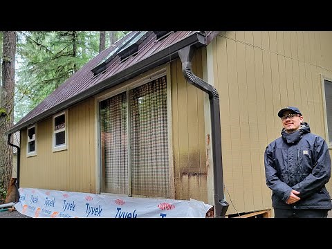 Installing Seamless K-Style Gutters w/Widemouth Outlets at My Cabin