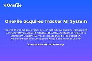 OneFile acquires Tracker MI System | FE News
