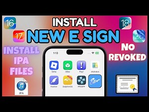 [New Method] Install ESign On iOS & Install IPA Files On iPhone & iPad (No PC & No Jailbreak)
