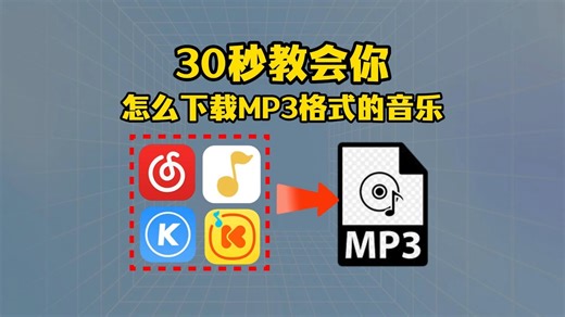 30秒教会你，怎么下载MP3格式的音乐