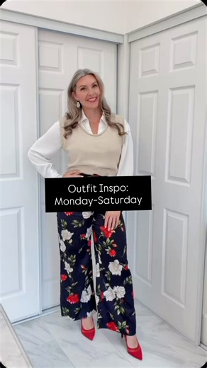 Have you heard of “enclothed cognition”? It is a concept that explains how the clothes we wear can influence not only our thoughts and emotions, but also our actions. Dressing better will improve your confidence and your self-talk. I’m hoping some inspiration for your weekly attire can make that more attainable. To recreate any of these looks, check out the link in my bio or comment “SHOP” and I’ll DM you the link! #mom #momsofinstagram #momsofig #momoutfitinspo #outfitinspo #fall #falloutfit #f