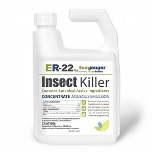 EcoVenger ER-22 Professional Grade Insect Killer Concentrate 32 oz, for Bed Bugs, Ants, Crawling Insects, 100 Percent Efficacy, Extended Residual, Green and Non-Toxic, Child & Pet Friendly
