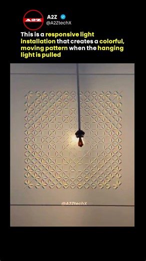 This Mind-Bending Light Installation Changes Color Without Any Electronics