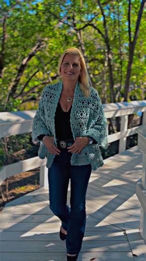 From Story to Stitch | Cypress Key Wrap Crochet Shawl