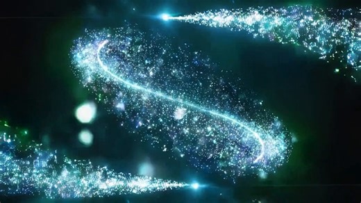 Glitter Sparkle, Animated Green, Glitter Background. Free Stock Video